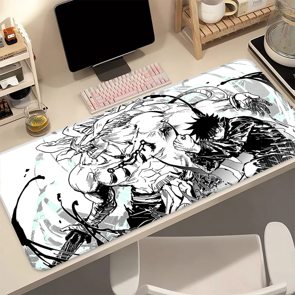 Desk Setup Cozy - MahoRaga Mouse Pad Cartoon Anime Gaming