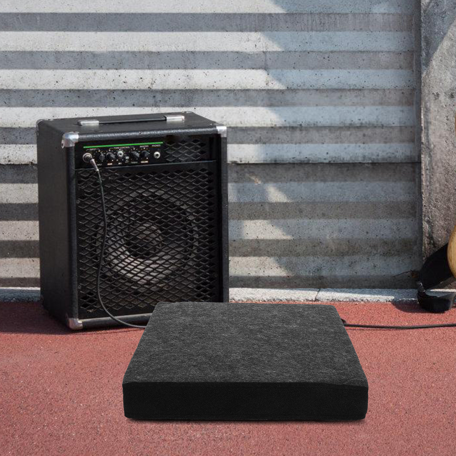 Desk Setup Studio - Speaker Monitor Isolation Pad Light Gray