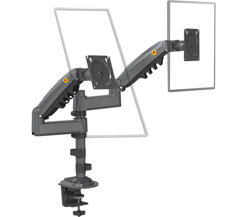 Desk Setup Monitor Arm - NB H180 Double monitor desk Holder