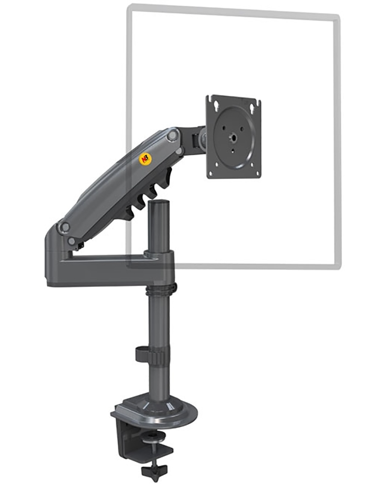 Desk Setup Monitor Arm - NB H100 Gas Spring 17-30