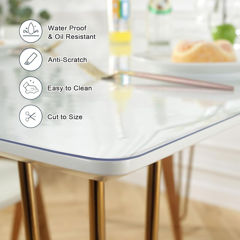 Clear Desk Mat 16x36 Inches, 1 - Desk Setup Carpet avis et prix