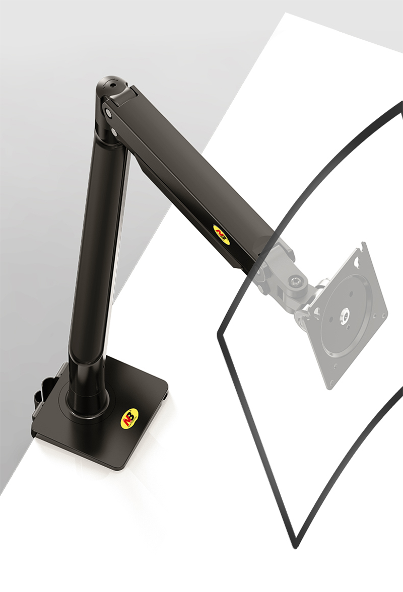 Gas Spring Arm 22-40 inch Curv - Desk Setup Monitor Arm avis et prix