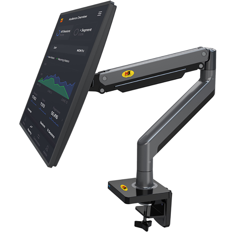 Gas Spring Arm 22-40 inch Curv - Desk Setup Monitor Arm avis et prix
