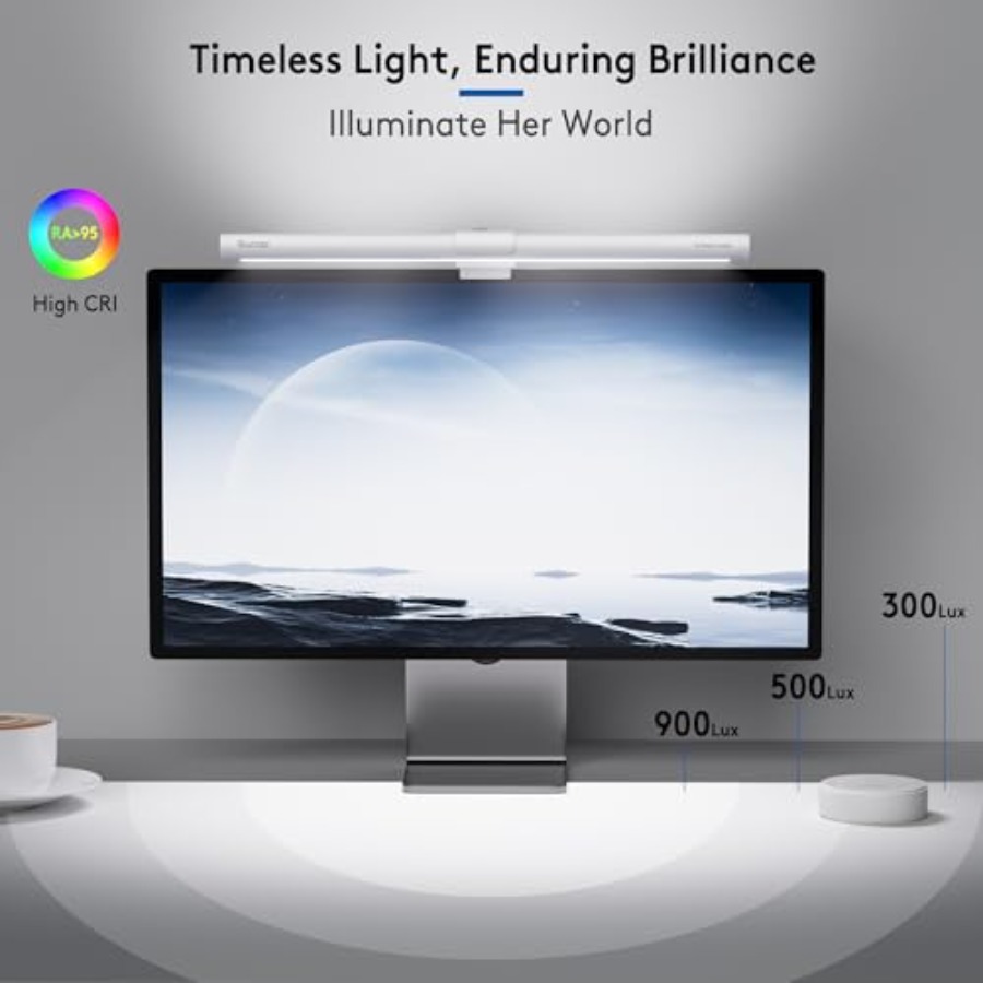 Monitor Light Bar with Remote, - Desk Setup In Office avis et prix