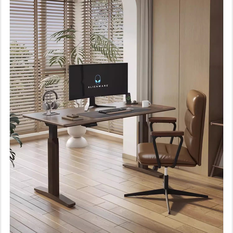 Electric Adjustable Desk Table - Desk Setup Oak avis et prix