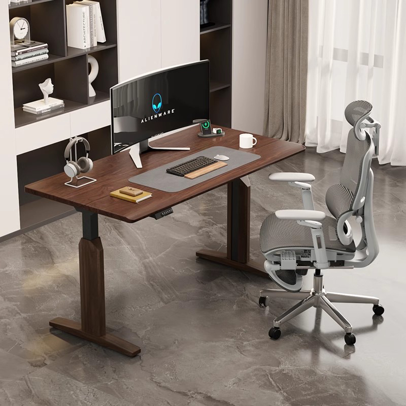 Electric Adjustable Desk Table - Desk Setup Oak avis et prix