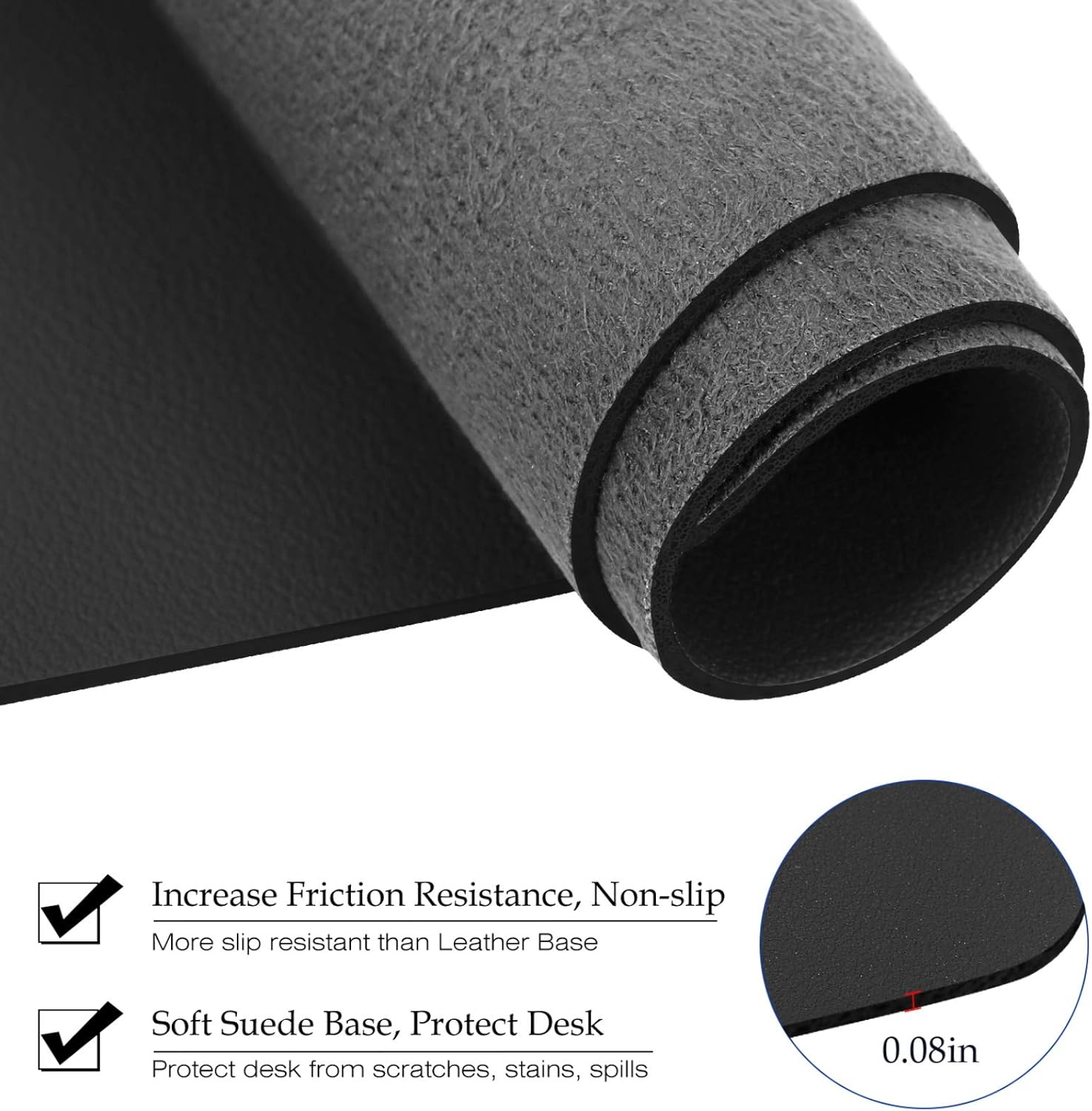Large Size Leather Desk Pad,Of - Desk Setup Carpet avis et prix