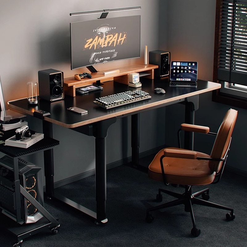 Folding Tables Gamer Computer  - Desk Setup Oak avis et prix