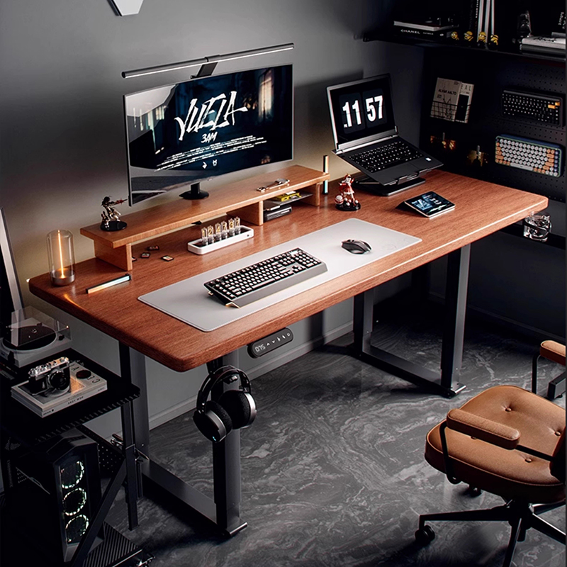 Folding Tables Gamer Computer  - Desk Setup Oak avis et prix