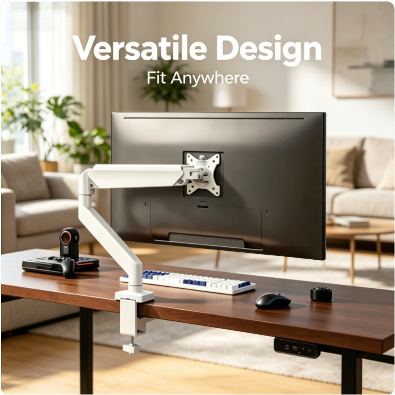 Gas Spring Single Monitor Arm  - Desk Setup Monitor Arm avis et prix
