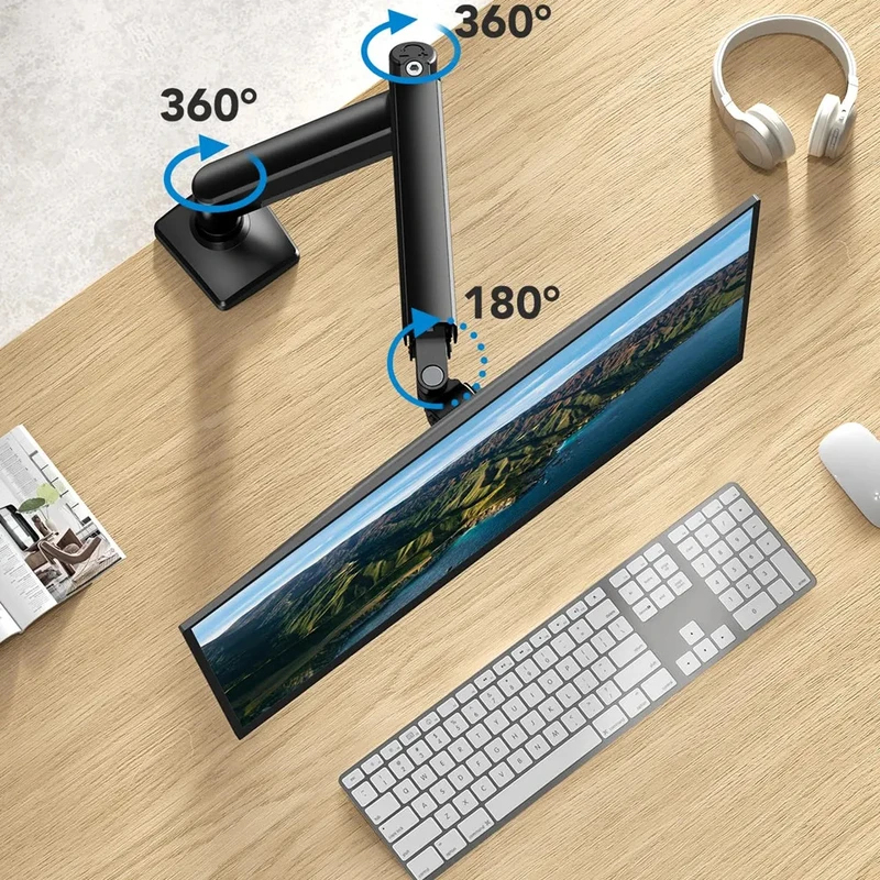 Heavy Duty Monitor Arm Bracket - Desk Setup Monitor Arm avis et prix