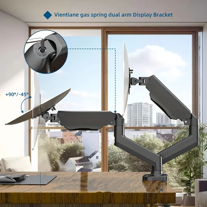 Heavy Duty Monitor Arm Bracket - Desk Setup Monitor Arm avis et prix