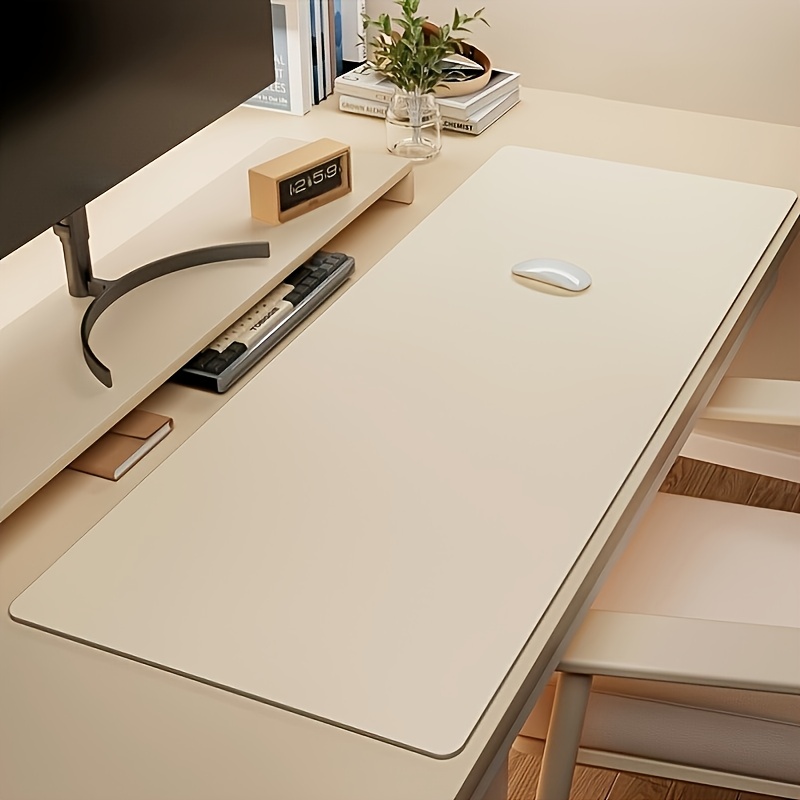 1pc Large Faux Leather Mouse P - Desk Setup Carpet avis et prix
