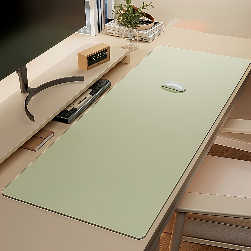 1pc Large Faux Leather Mouse P - Desk Setup Carpet avis et prix