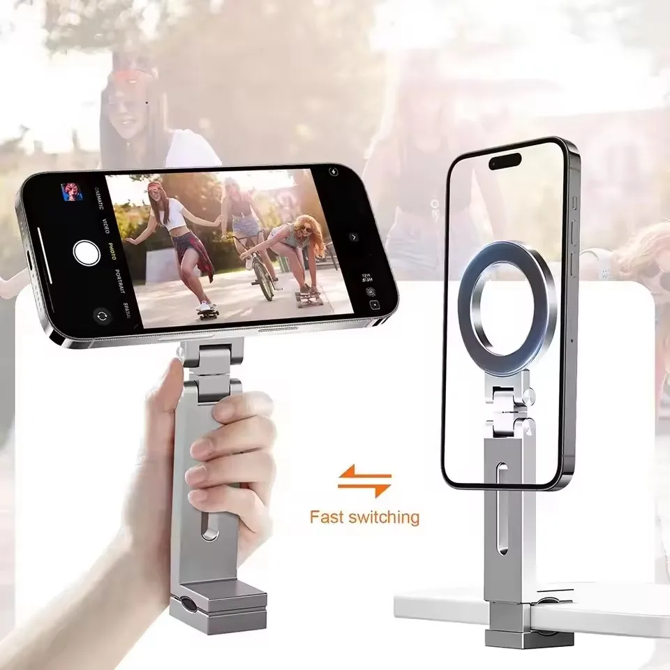Magnetic Selfie Phone Holder T - Desk Setup Essentials avis et prix