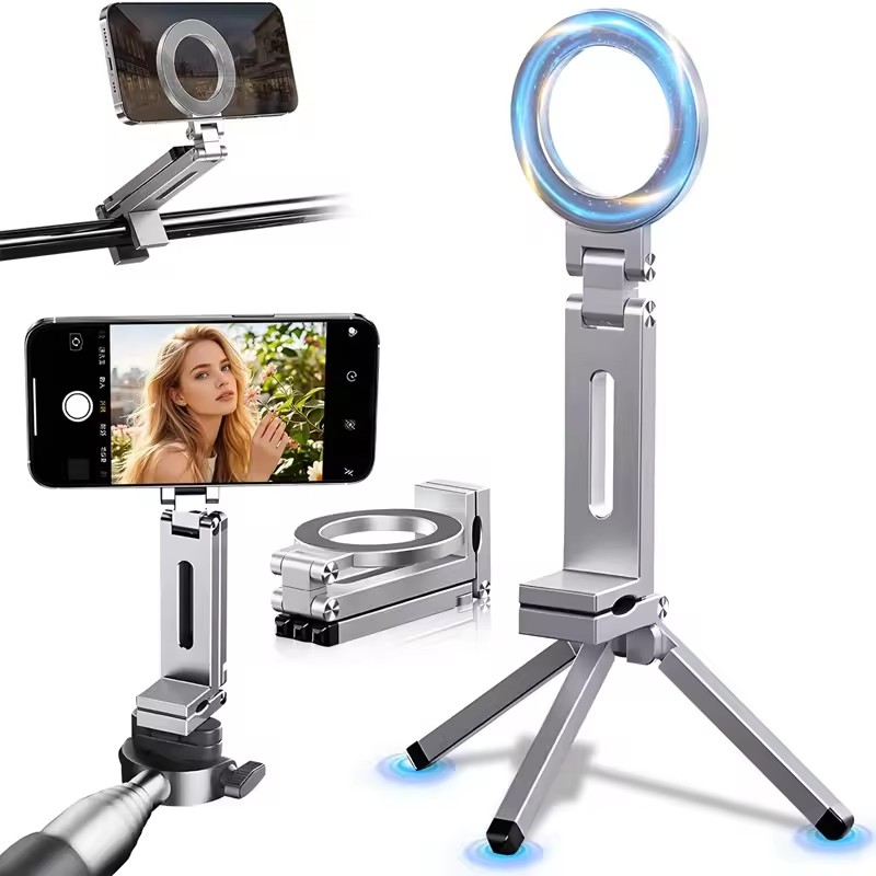 Magnetic Selfie Phone Holder T - Desk Setup Essentials avis et prix