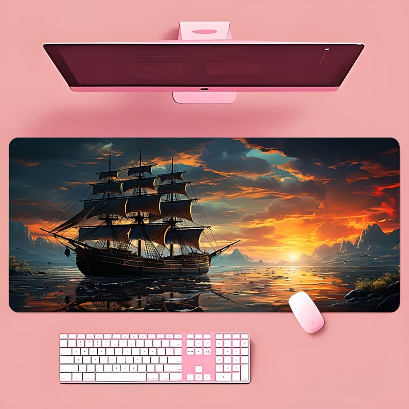 Mouse Pad Sailboat Keyboard Pa - Desk Setup In Office avis et prix