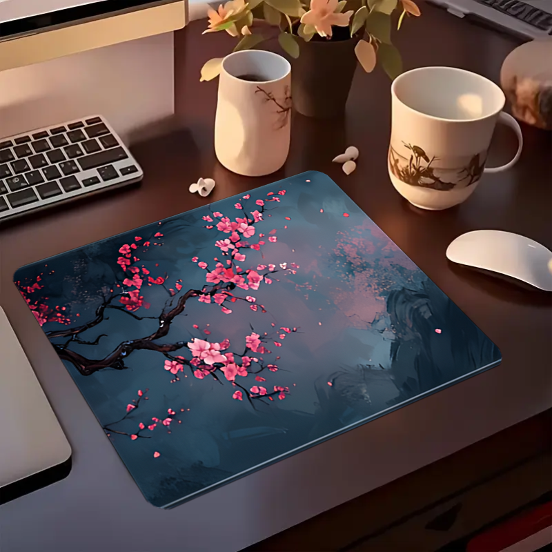 Night Cherry Blossom gaming mo - Desk Setup Carpet avis et prix