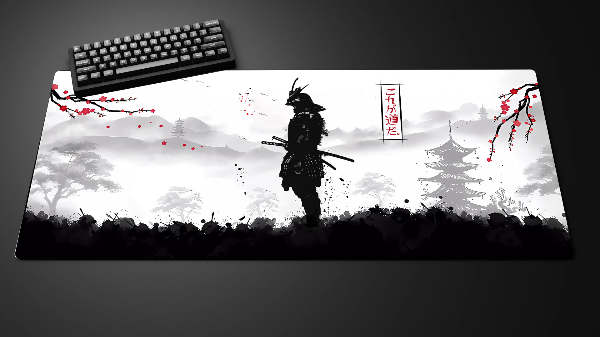 Mousepad Japanese Sakura Samur - Desk Setup In Office avis et prix