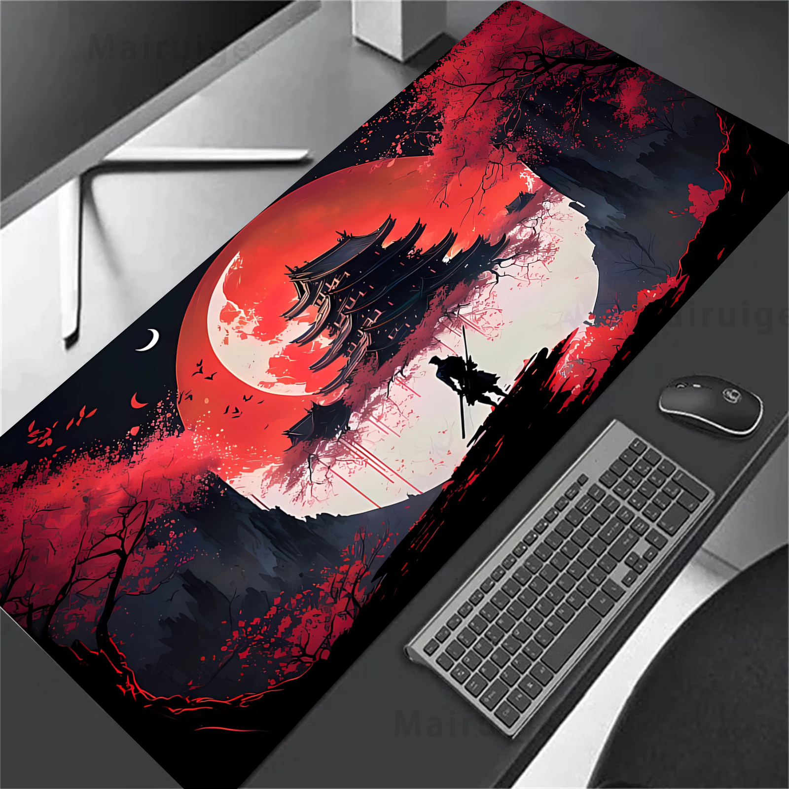 Mousepad Japanese Sakura Samur - Desk Setup In Office avis et prix