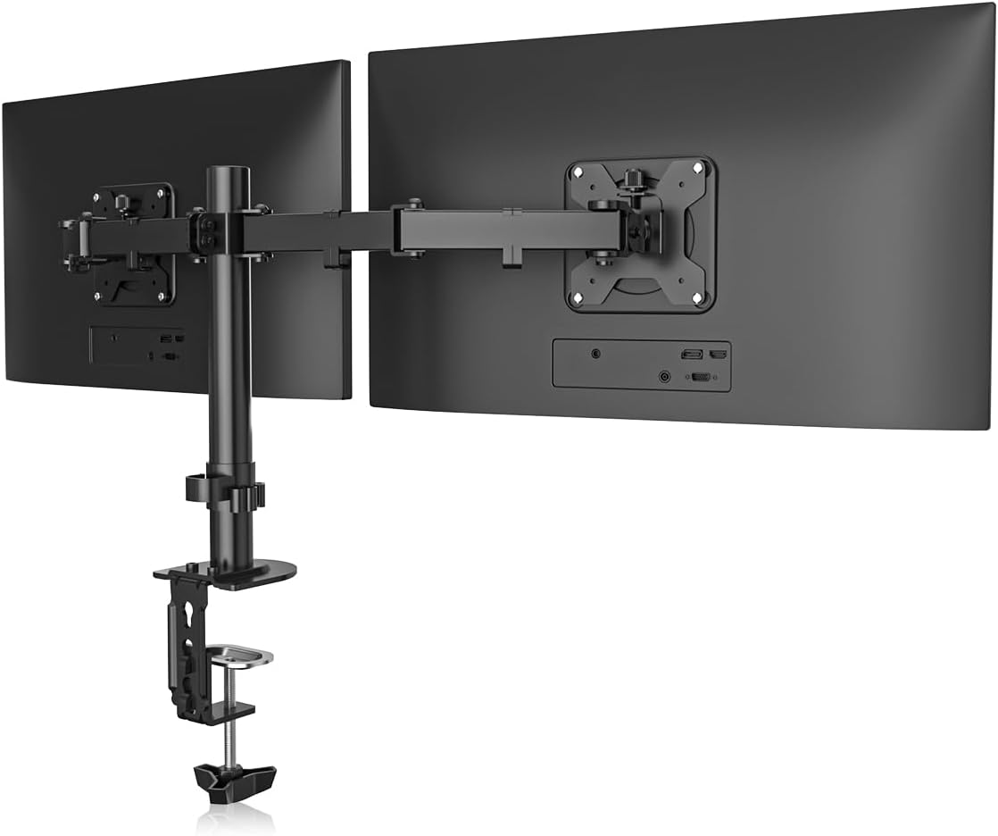 Dual Monitor Desk Mount, Adjus - Desk Setup Monitor Arm avis et prix