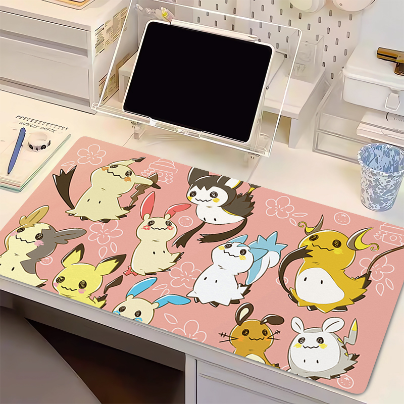 Natural Rubber Mouse Pad Pokem - Desk Setup Carpet avis et prix