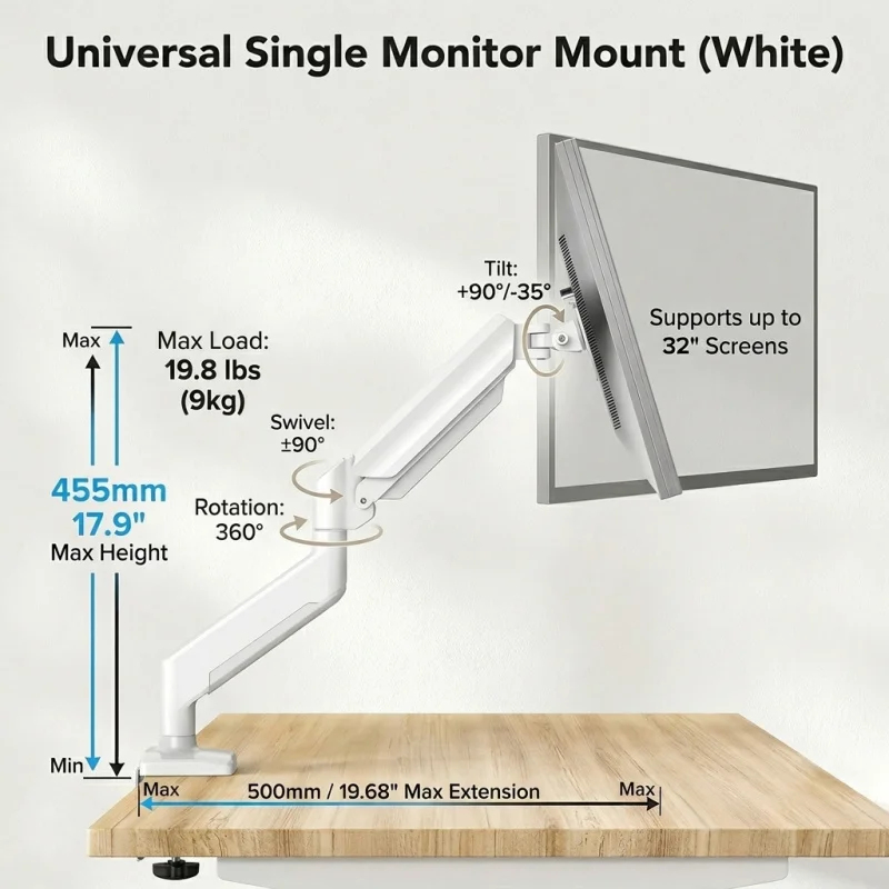 Universal Monitor Arm Brazo Pa - Desk Setup Monitor Arm avis et prix