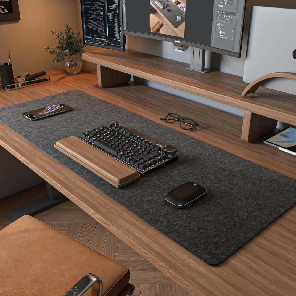 Felt Desk Mat Computer Mat for - Desk Setup Carpet avis et prix