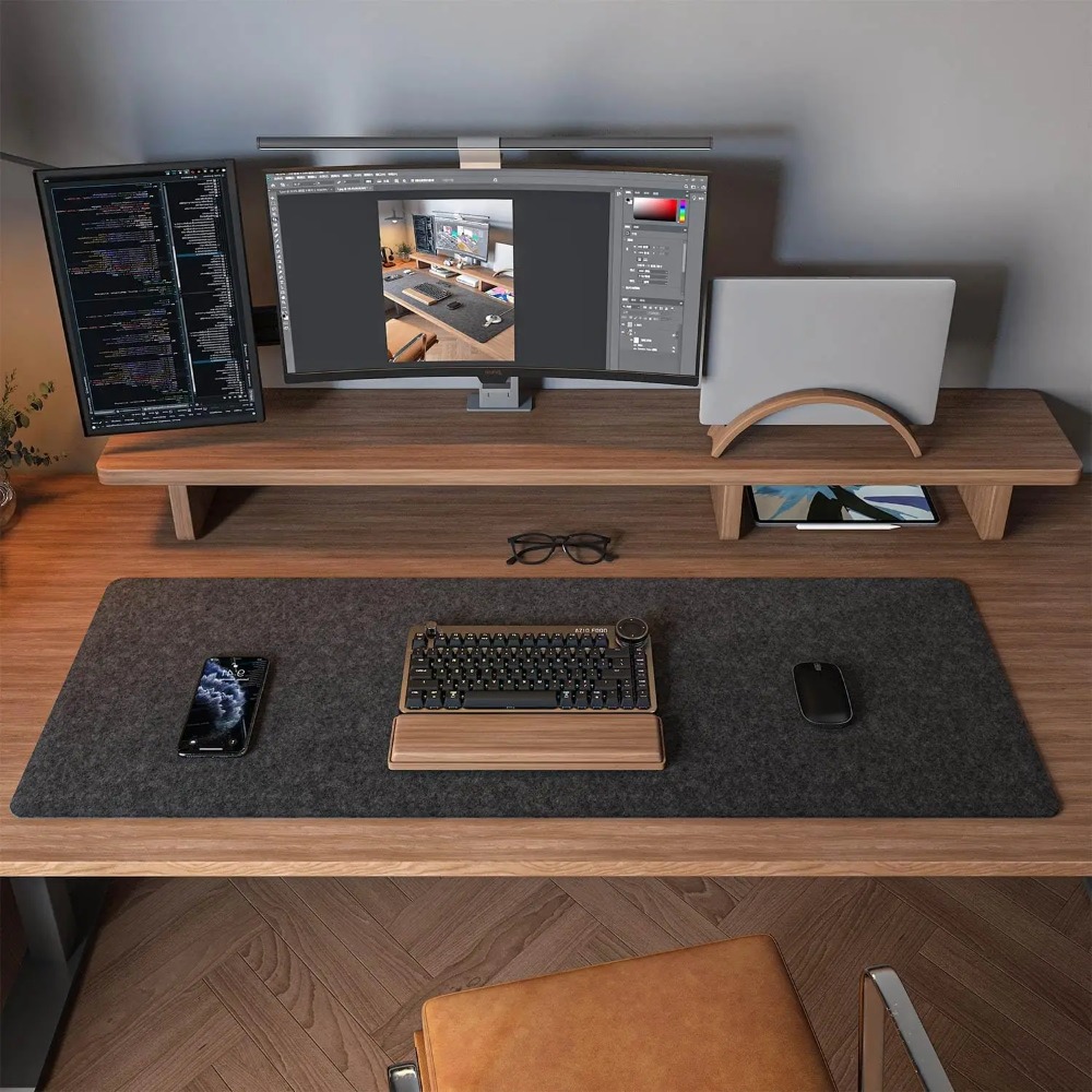 Felt Desk Mat Computer Mat for - Desk Setup Carpet avis et prix