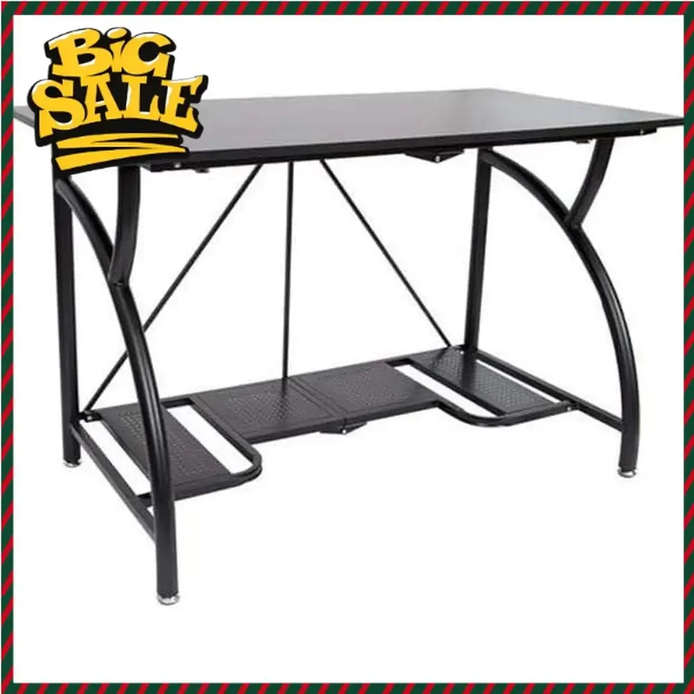 Space-Saving Foldable Desk for - Desk Setup Dual Monitor avis et prix