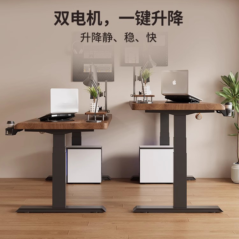 Adjustable Height Desk Office  - Desk Setup Oak avis et prix