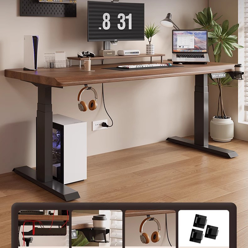 Adjustable Height Desk Office  - Desk Setup Oak avis et prix