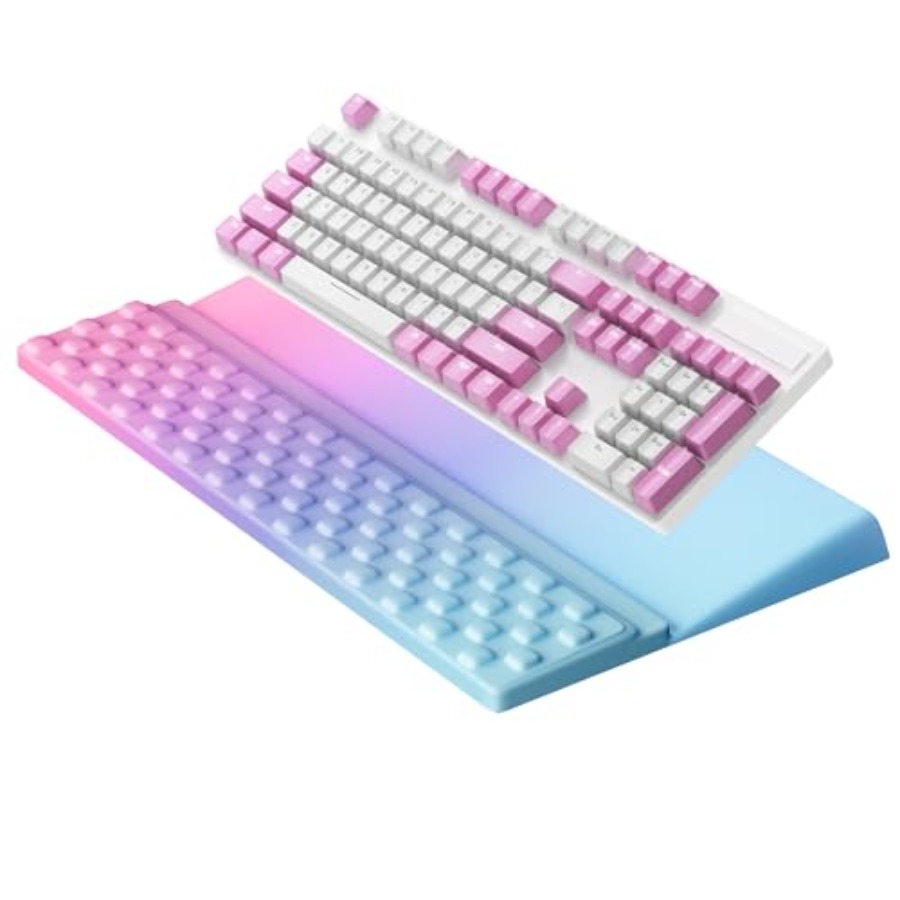 Ergonomic Purple Keyboard Wris - Desk Setup Ergonomics avis et prix