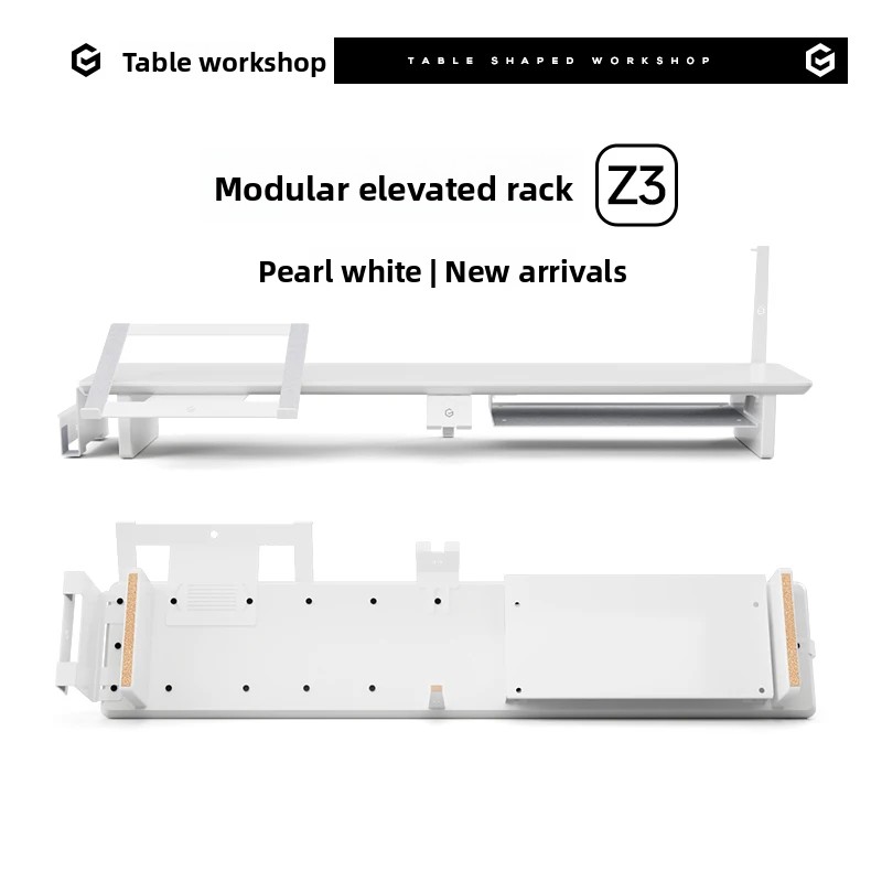 ‌Modular White Monitor Riser S - Desk Setup Ergonomics avis et prix