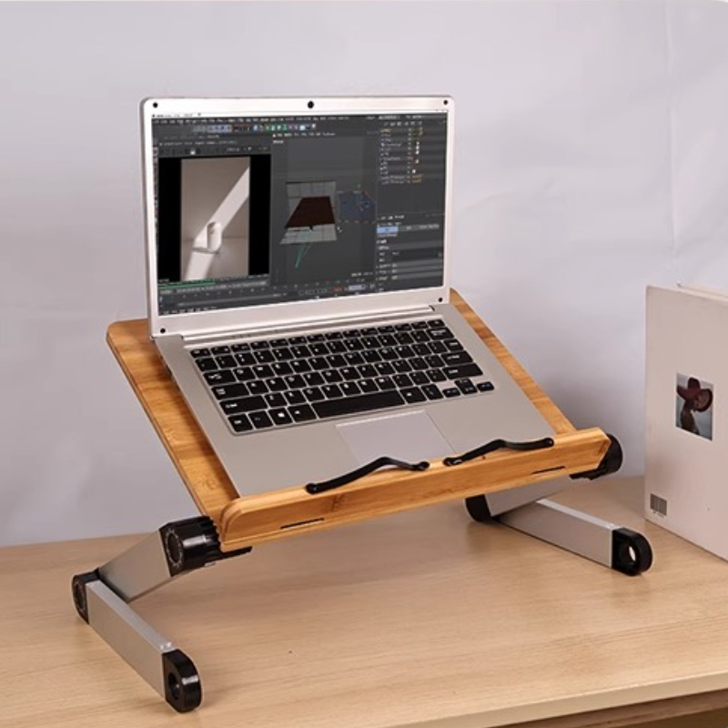 Adjustable Bamboo Bed Desk Fol - Desk Setup Books avis et prix