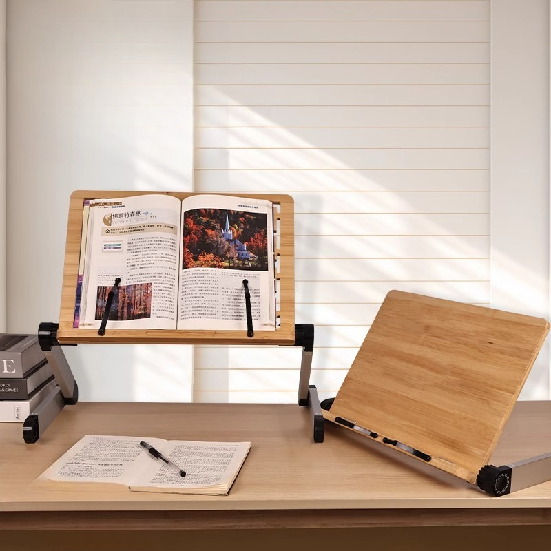 Adjustable Bamboo Bed Desk Fol - Desk Setup Books avis et prix