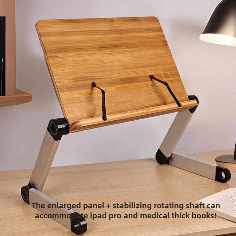 Adjustable Bamboo Bed Desk Fol - Desk Setup Books avis et prix