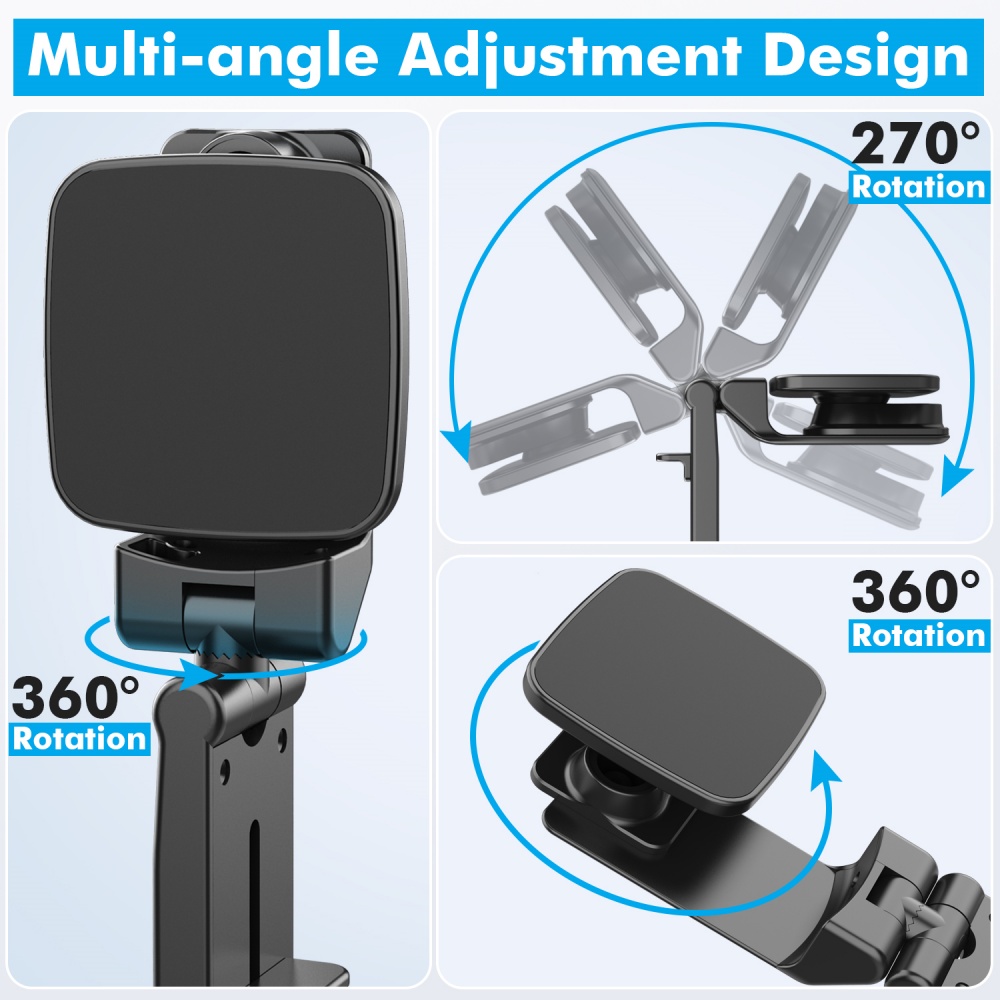 Foldable Magnetic Phone Holder - Desk Setup Essentials avis et prix