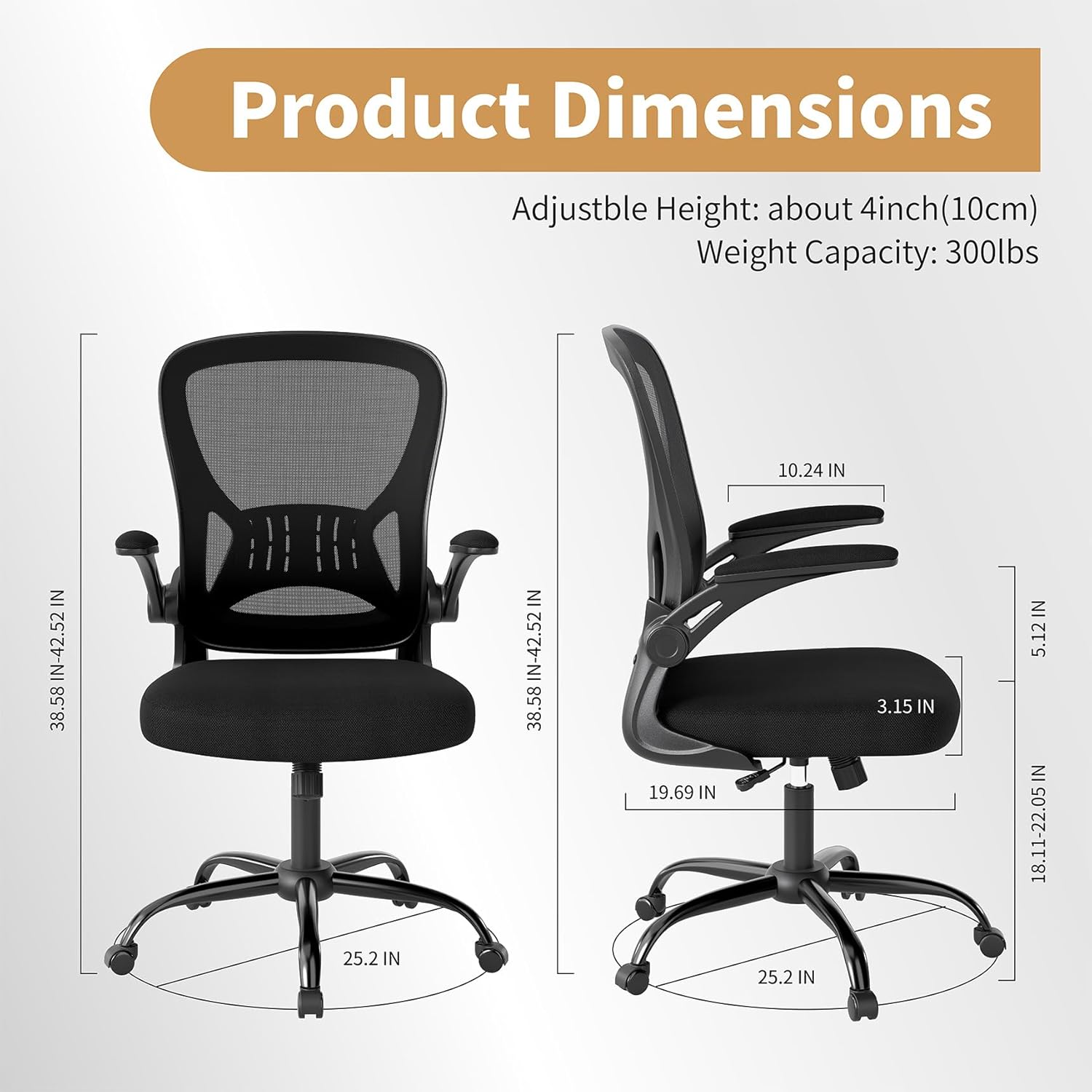 Ergonomic Office Chair Set 8,  - Desk Setup Ergonomics avis et prix
