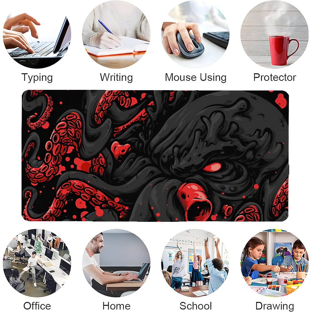 Octopus Monster Mousepad Large - Desk Setup Carpet avis et prix