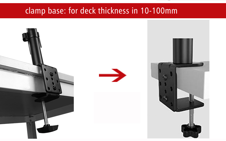 DL-M902-140 full motion rotate - Desk Setup Monitor Arm avis et prix