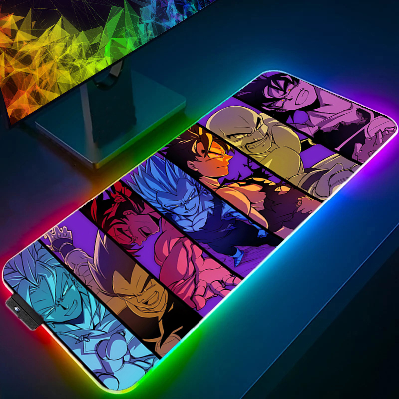 LED Mouse pad Dragon Ball Comp - Desk Setup Carpet avis et prix