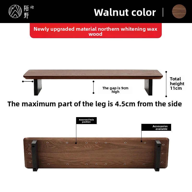 Solid Wood Monitor Riser Stand - Desk Setup In Office avis et prix
