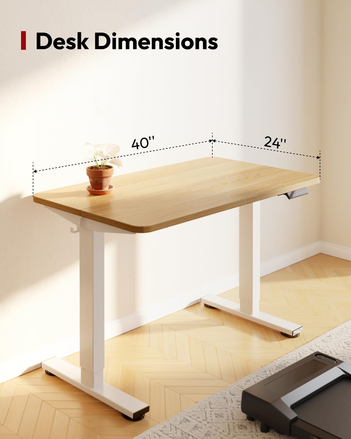 Electric Standing Desk 40x24 i - Desk Setup Ergonomics avis et prix