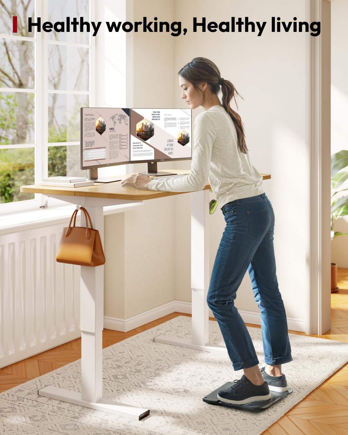 Electric Standing Desk 40x24 i - Desk Setup Ergonomics avis et prix