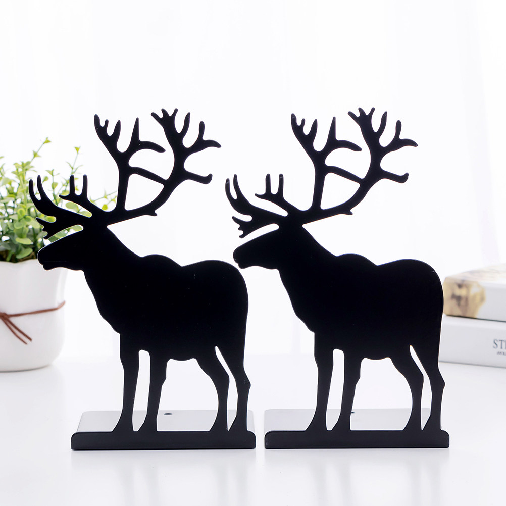 1Pair Metal Elk Book Stand Hea - Desk Setup Books avis et prix