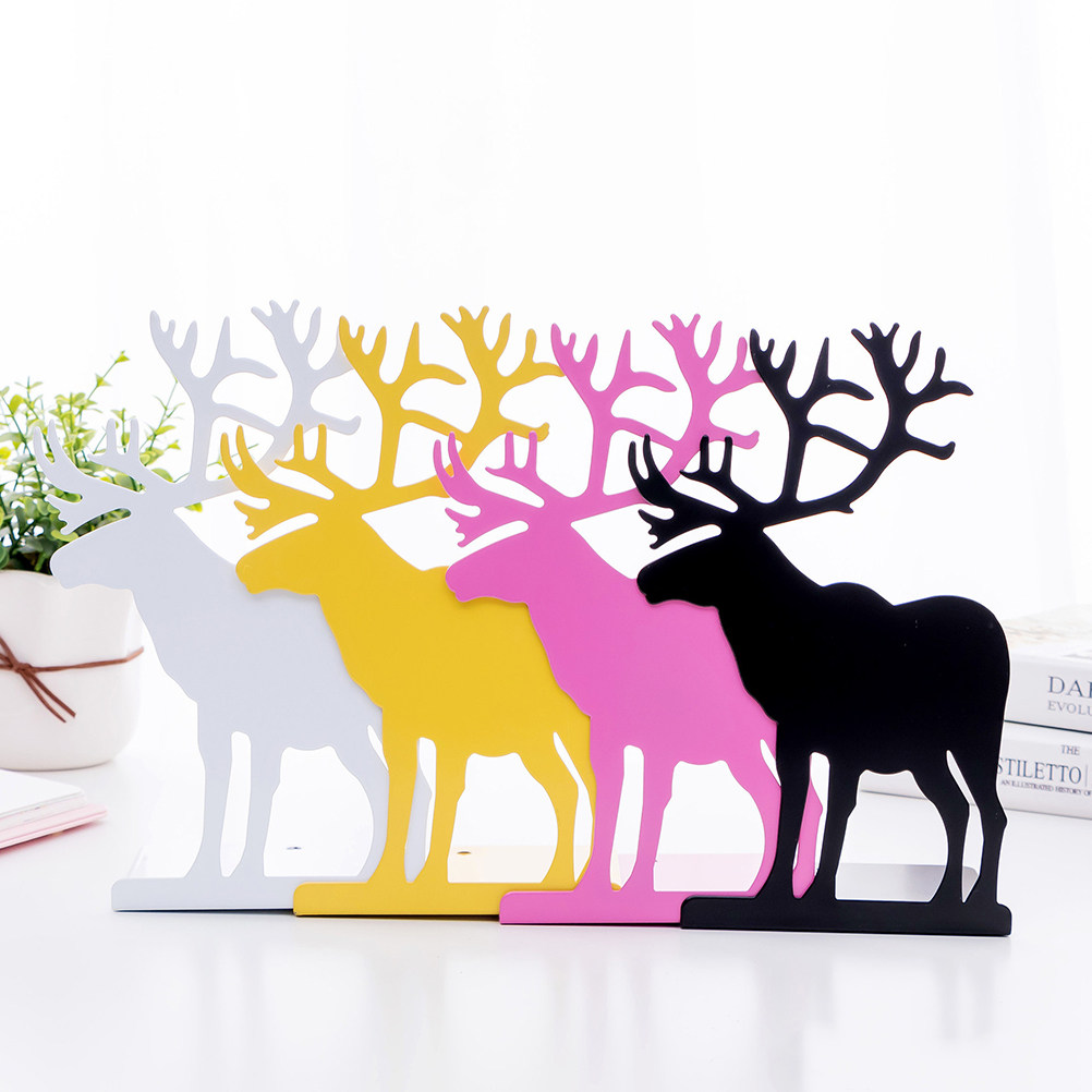 1Pair Metal Elk Book Stand Hea - Desk Setup Books avis et prix