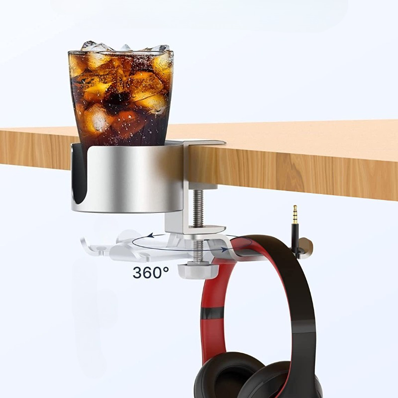 360° Rotating Desk Headphone H - Desk Setup In Office avis et prix