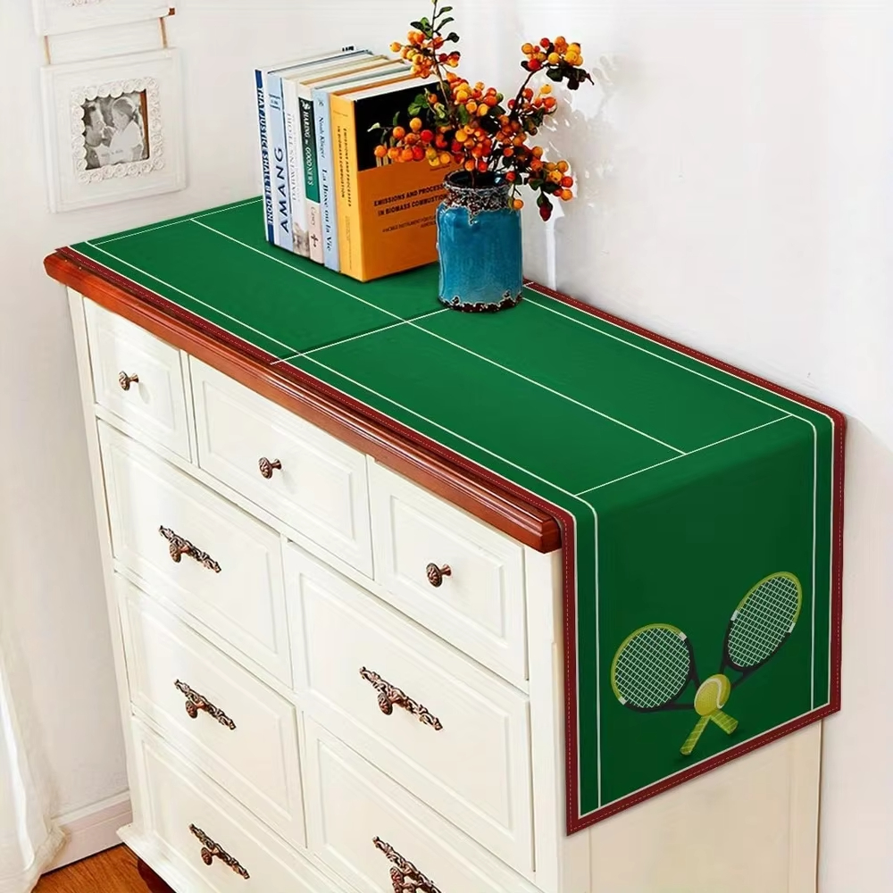 Tennis Court Theme Table Runne - Desk Setup Essentials avis et prix