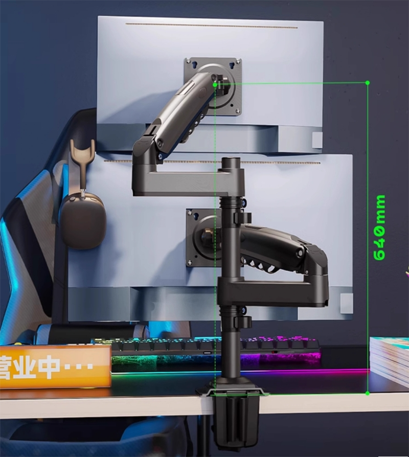 NB H180 Double monitor desk Ho - Desk Setup Monitor Arm avis et prix